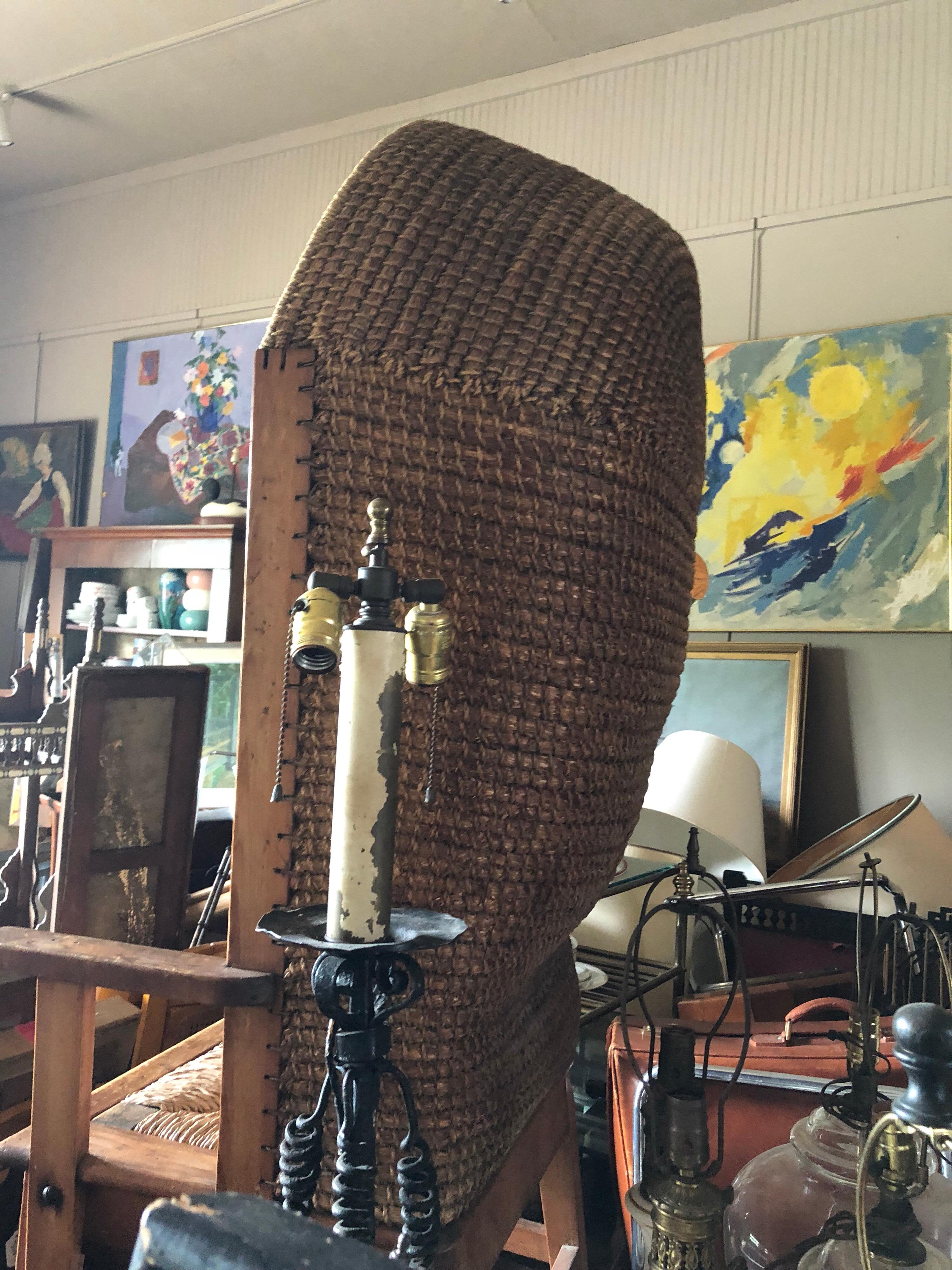 Orkney Hooded 19th Century Scottish Chair In Good Condition For Sale In Water Mill, NY