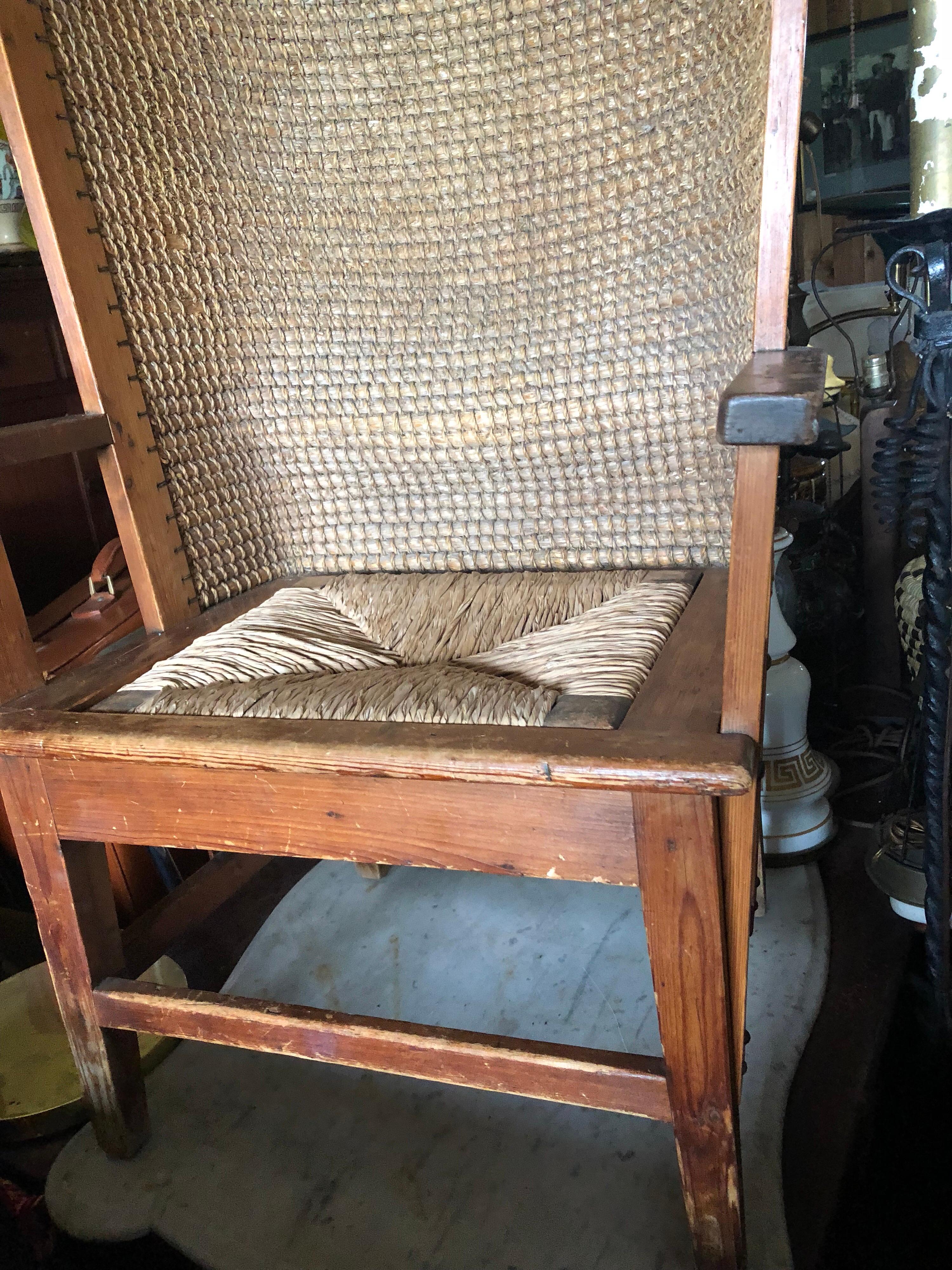 Chaise écossaise du 19ème siècle à capuche Orkney en vente 2