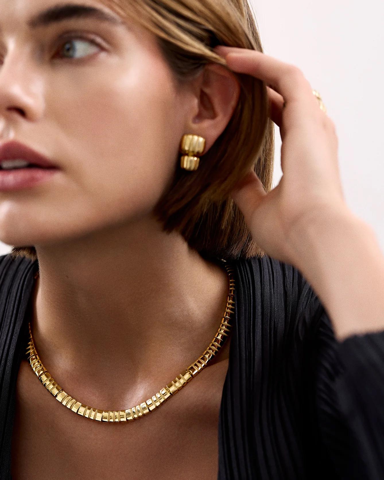 Modern Orla Double Cushion Earrings For Sale