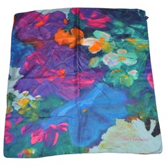 Orla Ermanno Wonderful Tranquil "Waterlilies" Silk Scarf