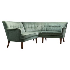 Orla Mølgaard-Nielsen Corner Sofa for Fritz Hansen, Denmark, 1940s Orla Mølgaard-Nielsen Corner Sofa for Fritz Hansen, Denmark, 1940s