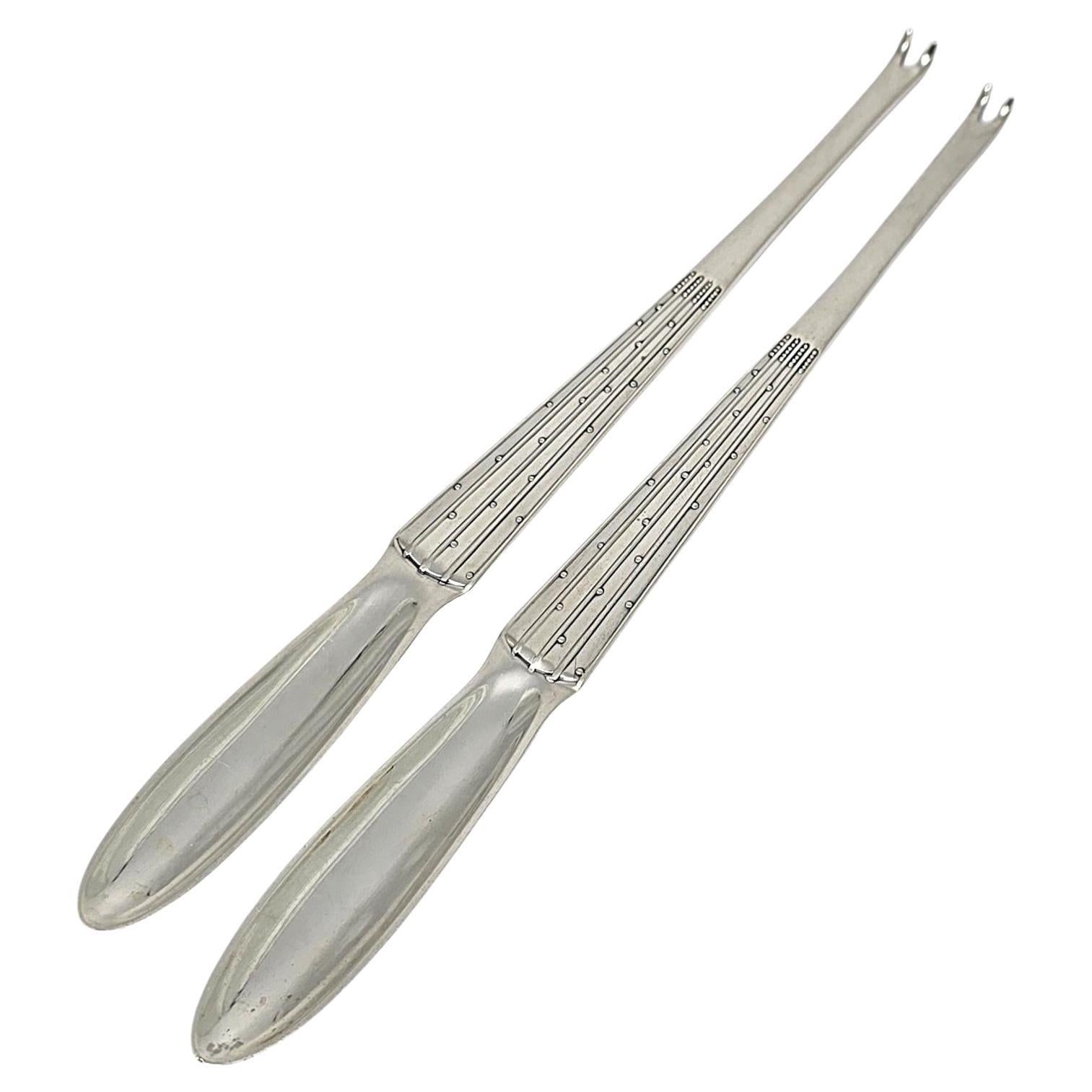 Forchette aragosta in argento Sterling modello Champagne Orla Mogensen Denmark #19413 in vendita