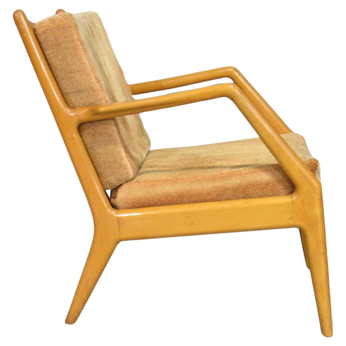 Orla Molgaard Nielsen for France & Daverkosen Beech Lounge Chair, Denmark, 1950