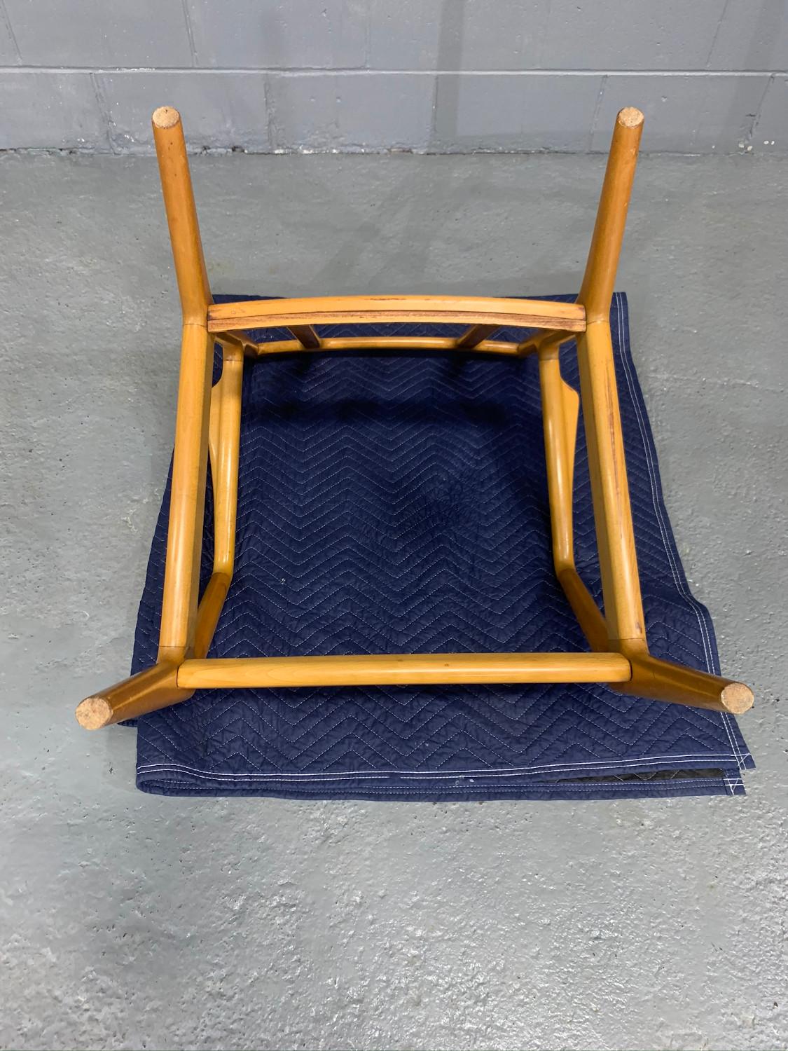 Orla Molgaard Nielsen for France & Daverkosen Beech Lounge Chair, Denmark For Sale 5