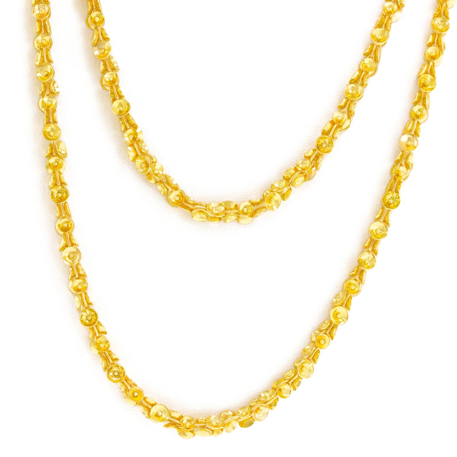 Orlandini Collier hypermoderne en or en vente 3