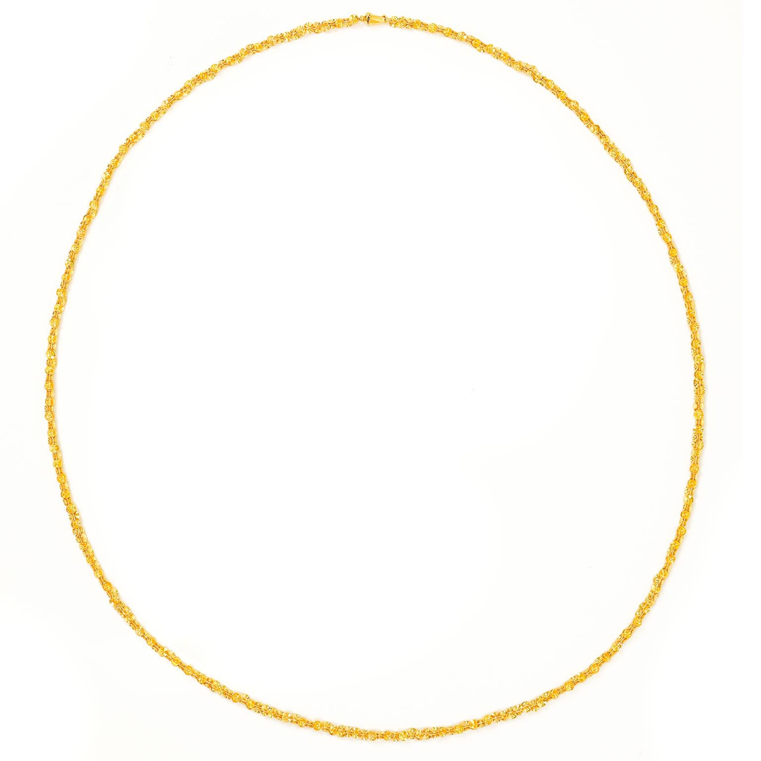 Orlandini Collier hypermoderne en or en vente 5