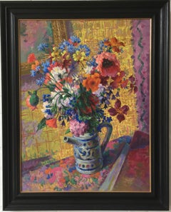 Orlando Greenwood, Still life of summer flowers