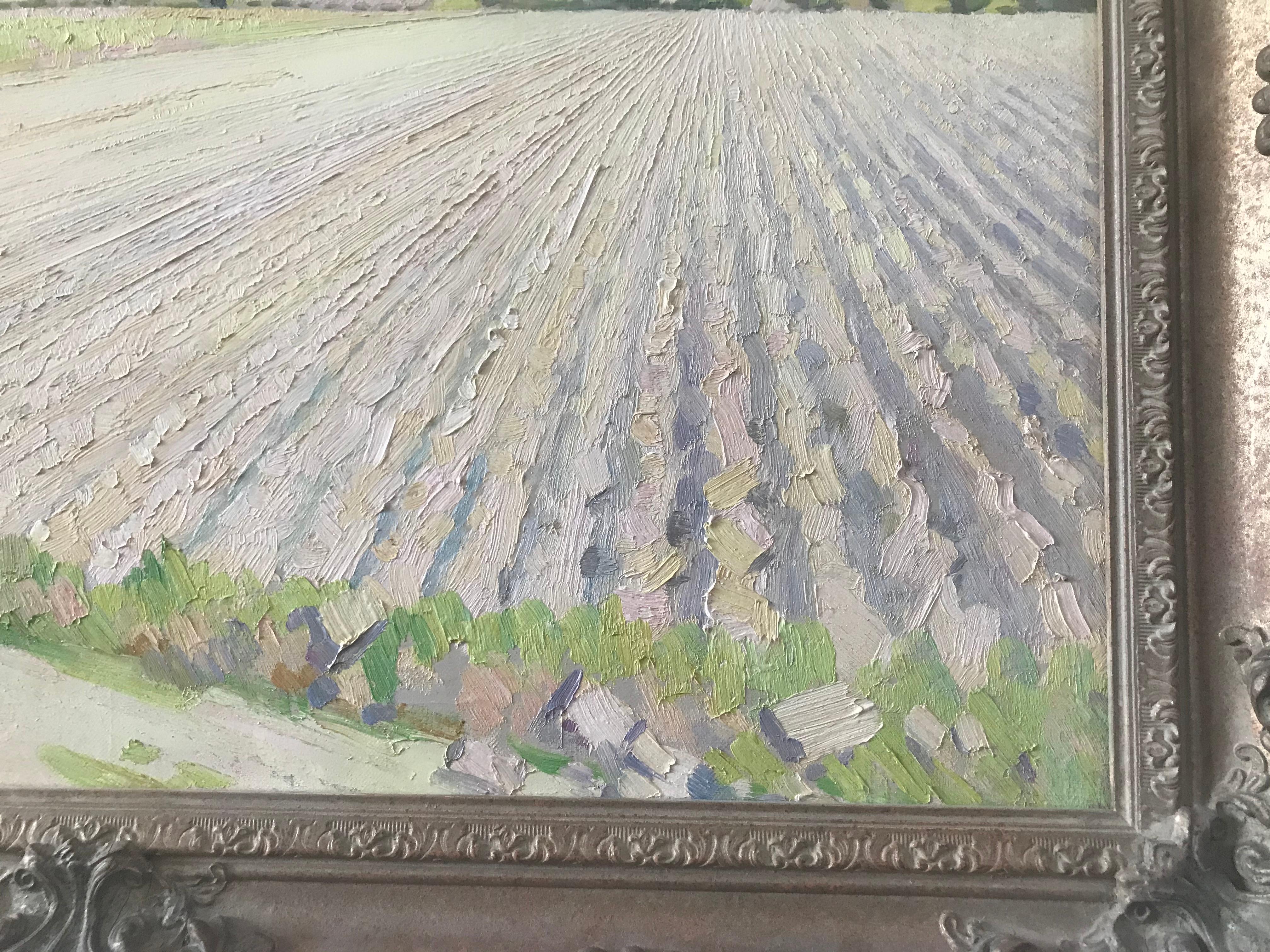 Orlando Greenwood, French impressionist landscape For Sale 3
