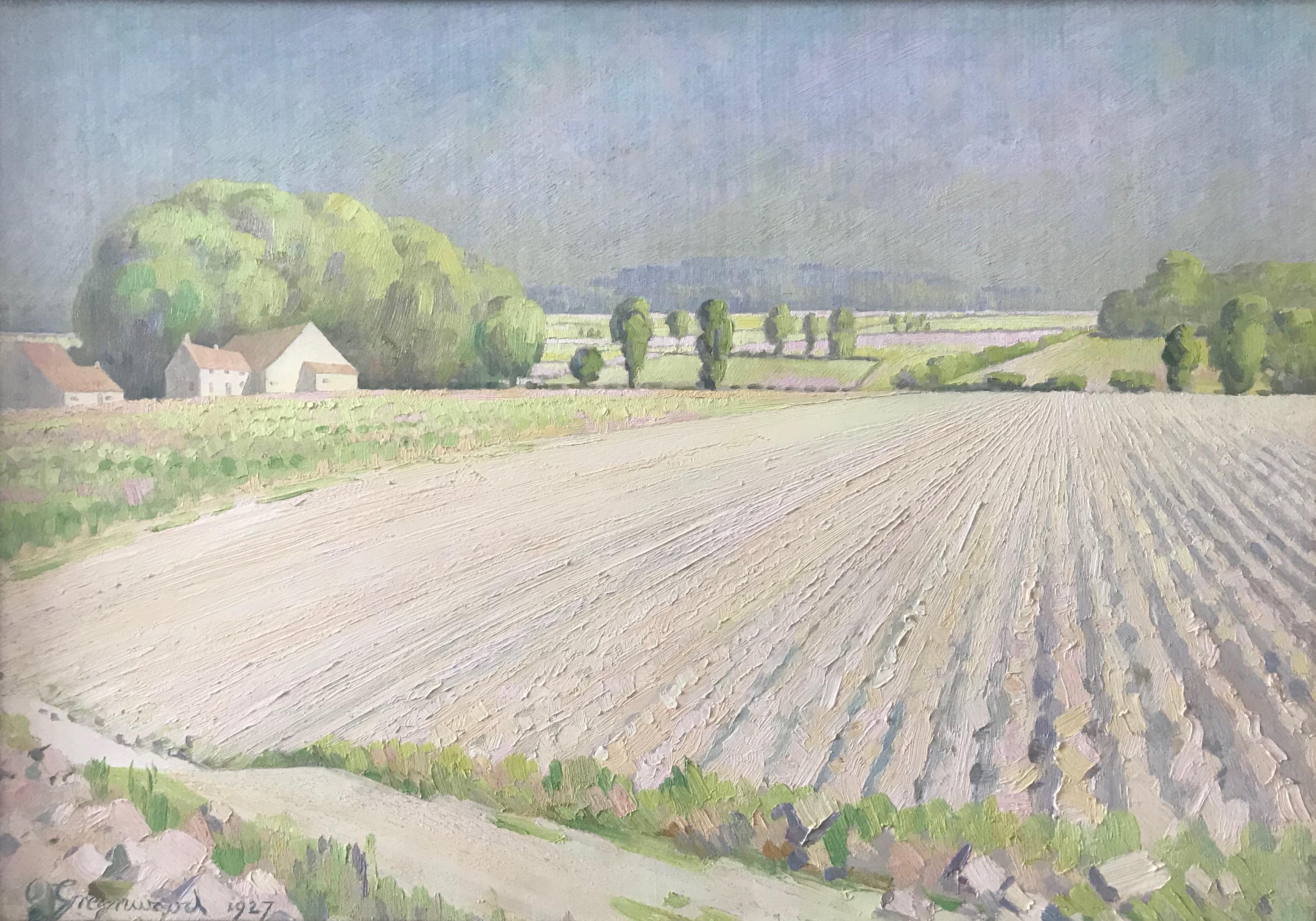 Orlando Greenwood (1892-1989)
Vaupalière
Signé et daté 1927, également signé et titré au verso
Huile sur toile
17 x 24 pouces
21 x 28
Vaupalière est une commune du département de la Seine-Maritime, située dans la région Normandie, dans le nord de la