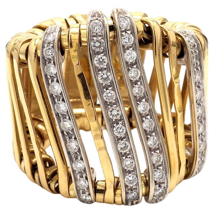 Orlando Orlandini, bague souple 18 carats en vente