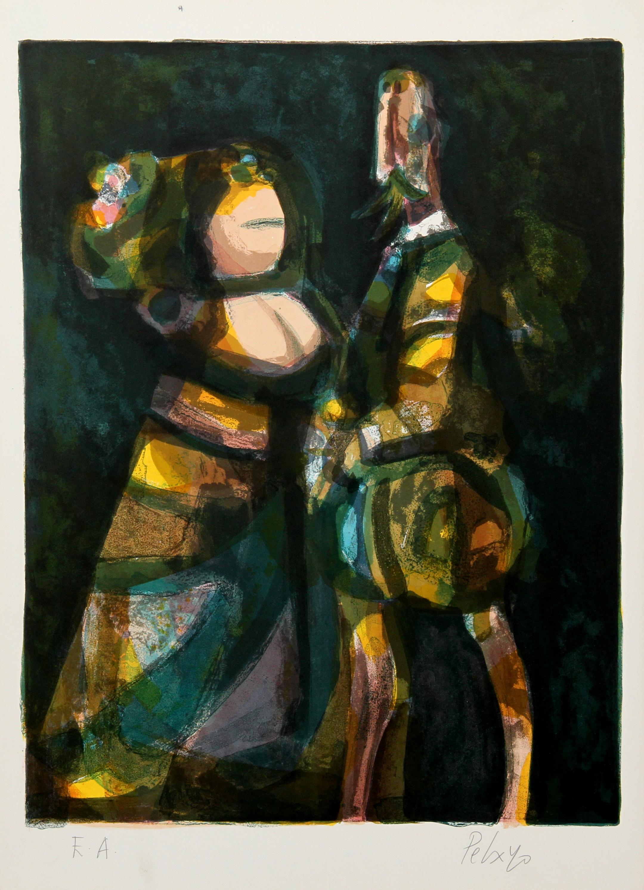 Baila (Don Quixote), Signed Modern Lithograph by Orlando Pelayo