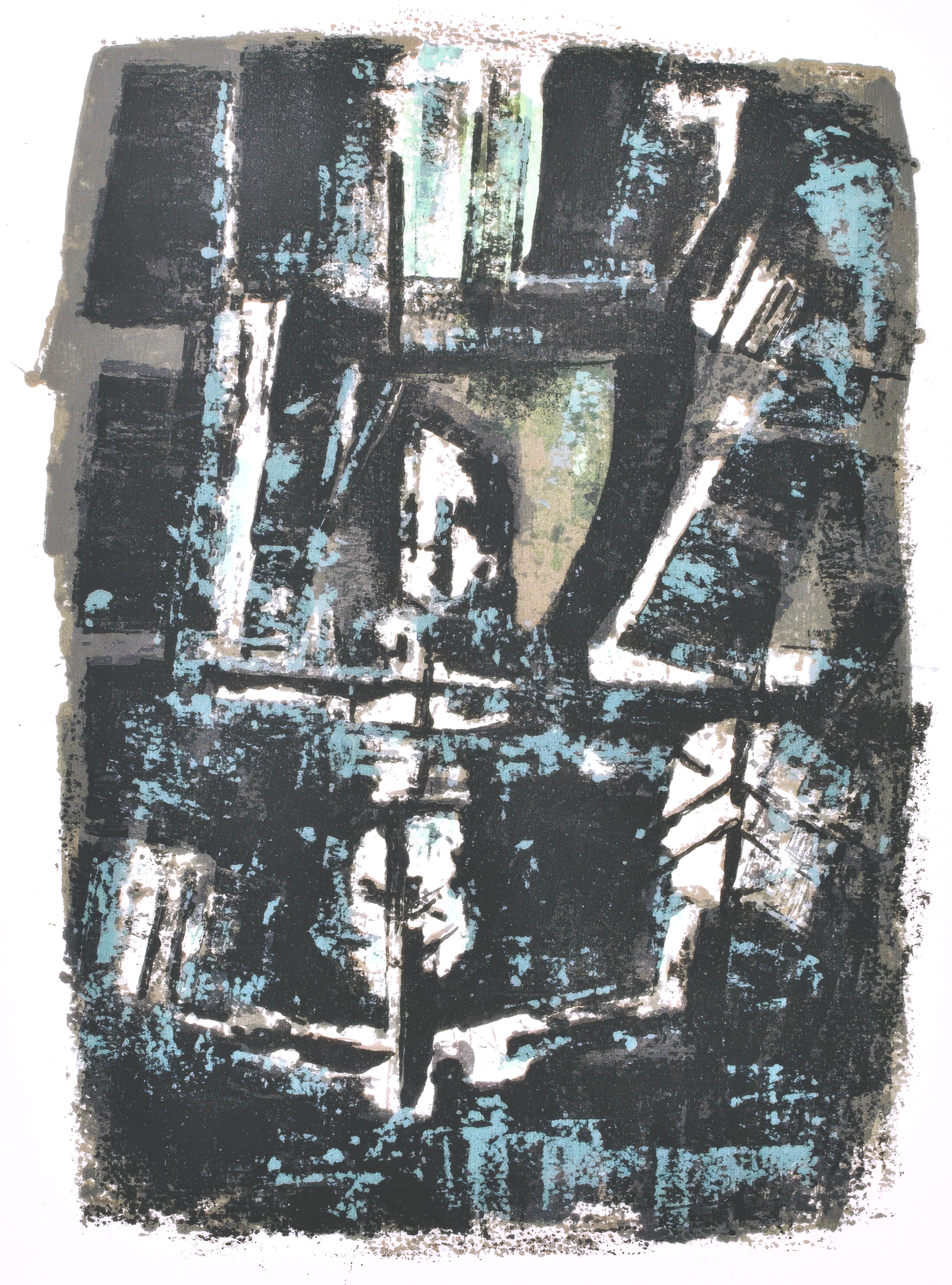 Orlando Pelayo, Sans titre, extrait de Albert Camus, œuvres complètes, 1962