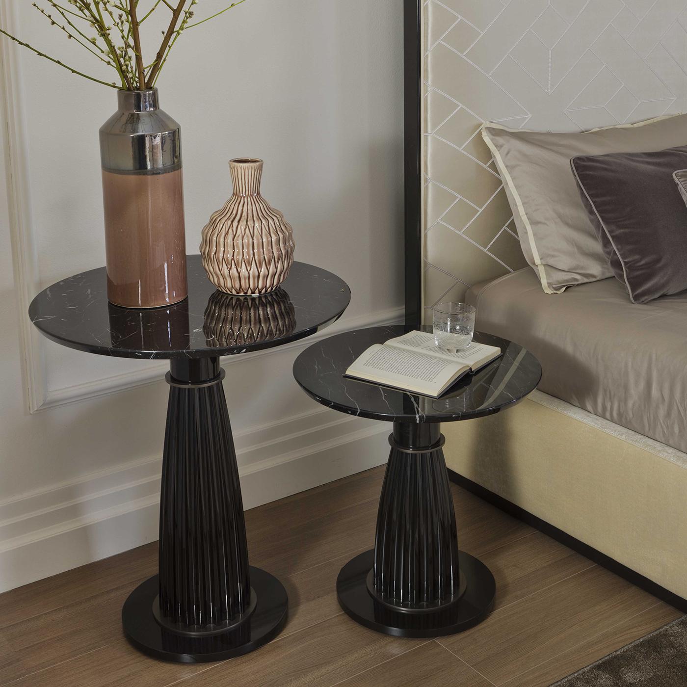 Contemporary Orlando Tall Side Table For Sale