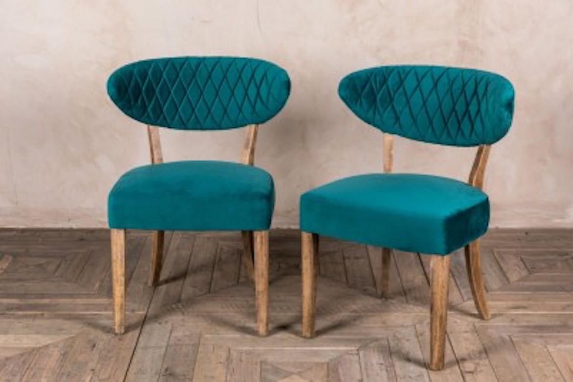 Orleans Velvet Dining Chairs, 20th Century For Sale 13