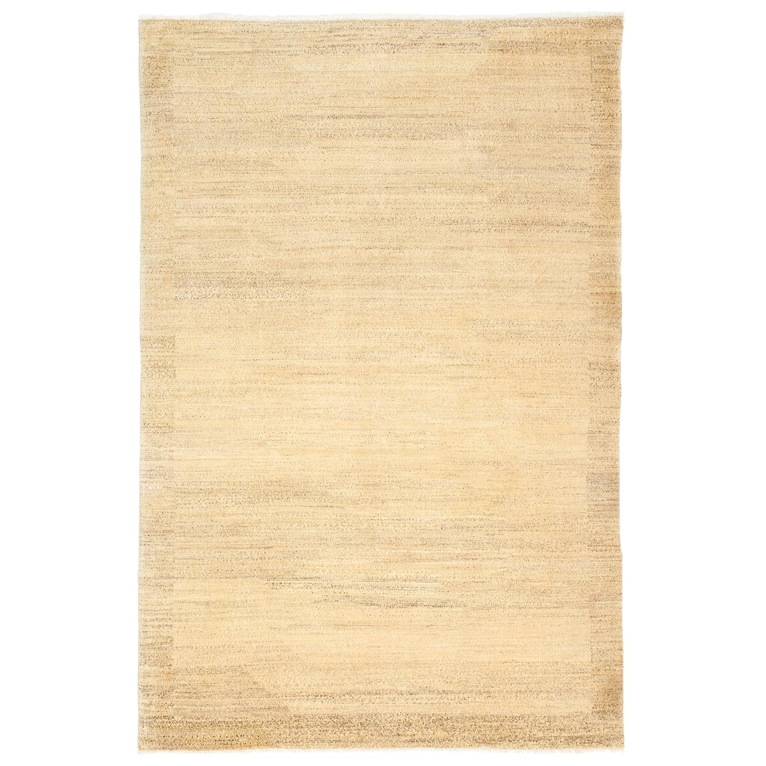 Handgeknüpfter Orley Shabahang "Field" Contemporary Wool Persian Rug, 6' x 9'