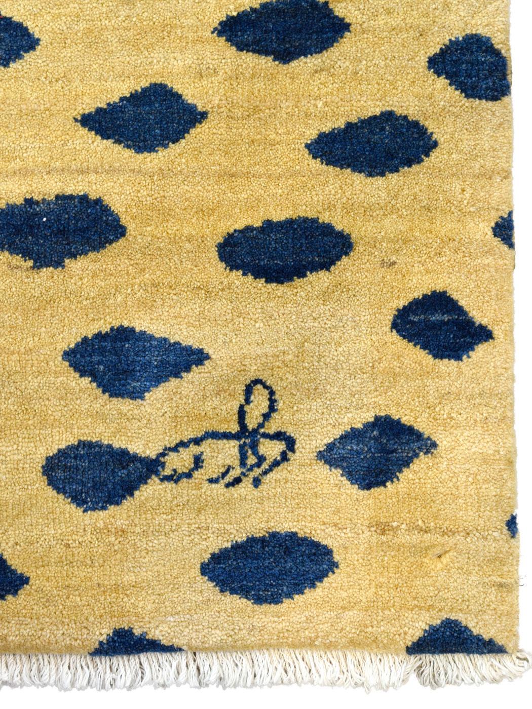 Hand-Knotted Orley Shabahang 