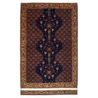 Modern Wool Persian Rug, Blue, Green, Red, and Cream, Orley Shabahang ...