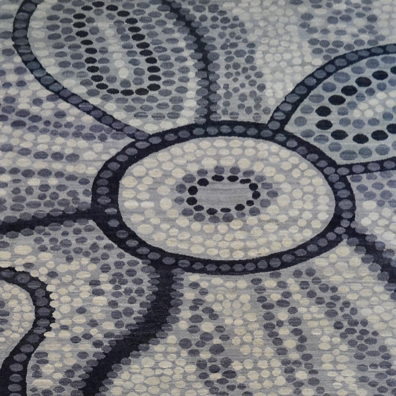 Modern Orley Shabahang Signature “Bulga” Carpet in Pure Handspun Wool and Organic Dyes