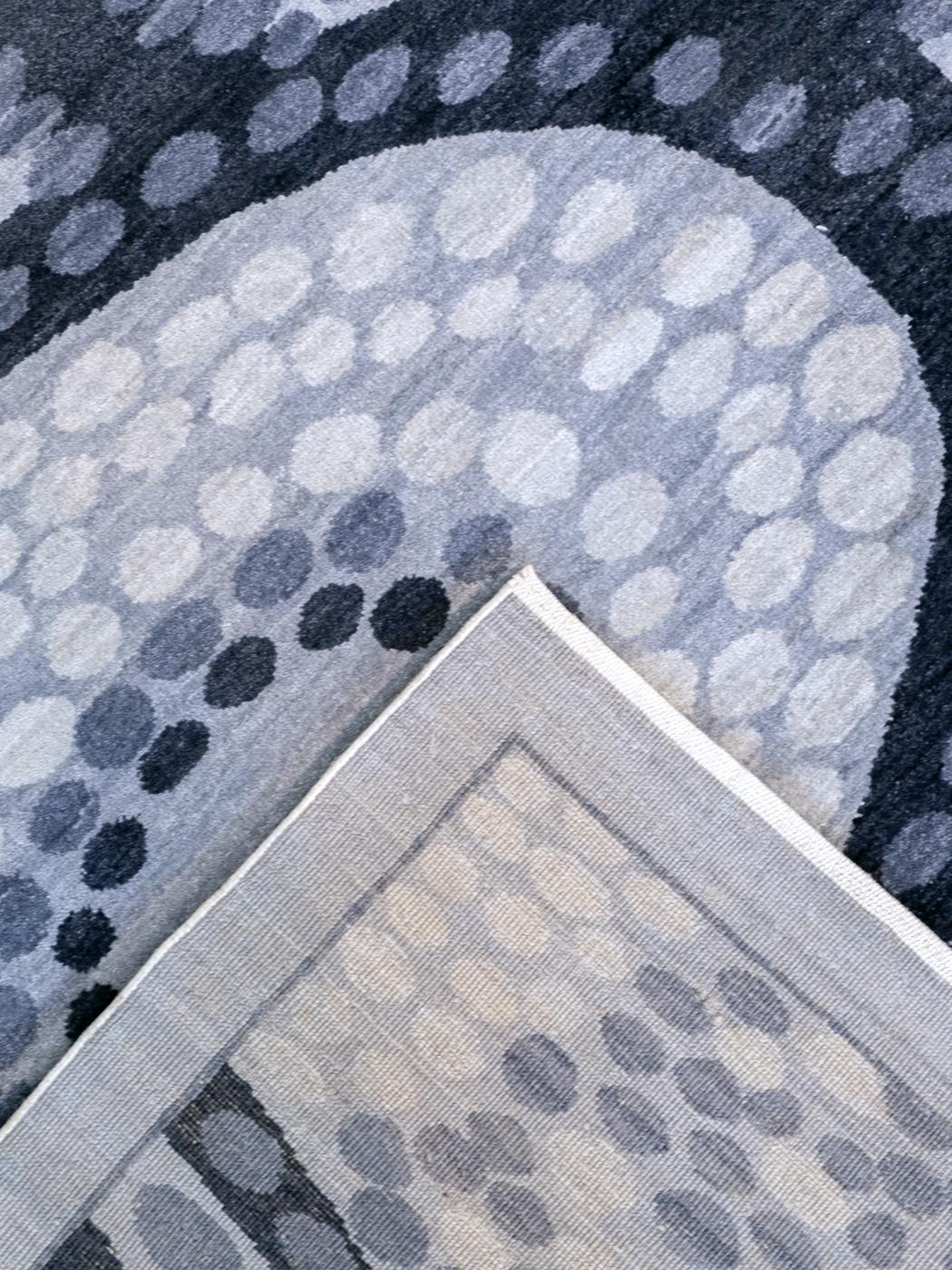 Orley Shabahang Signature “Badu” Gray on Grey Contemporary Persian Carpet For Sale 1