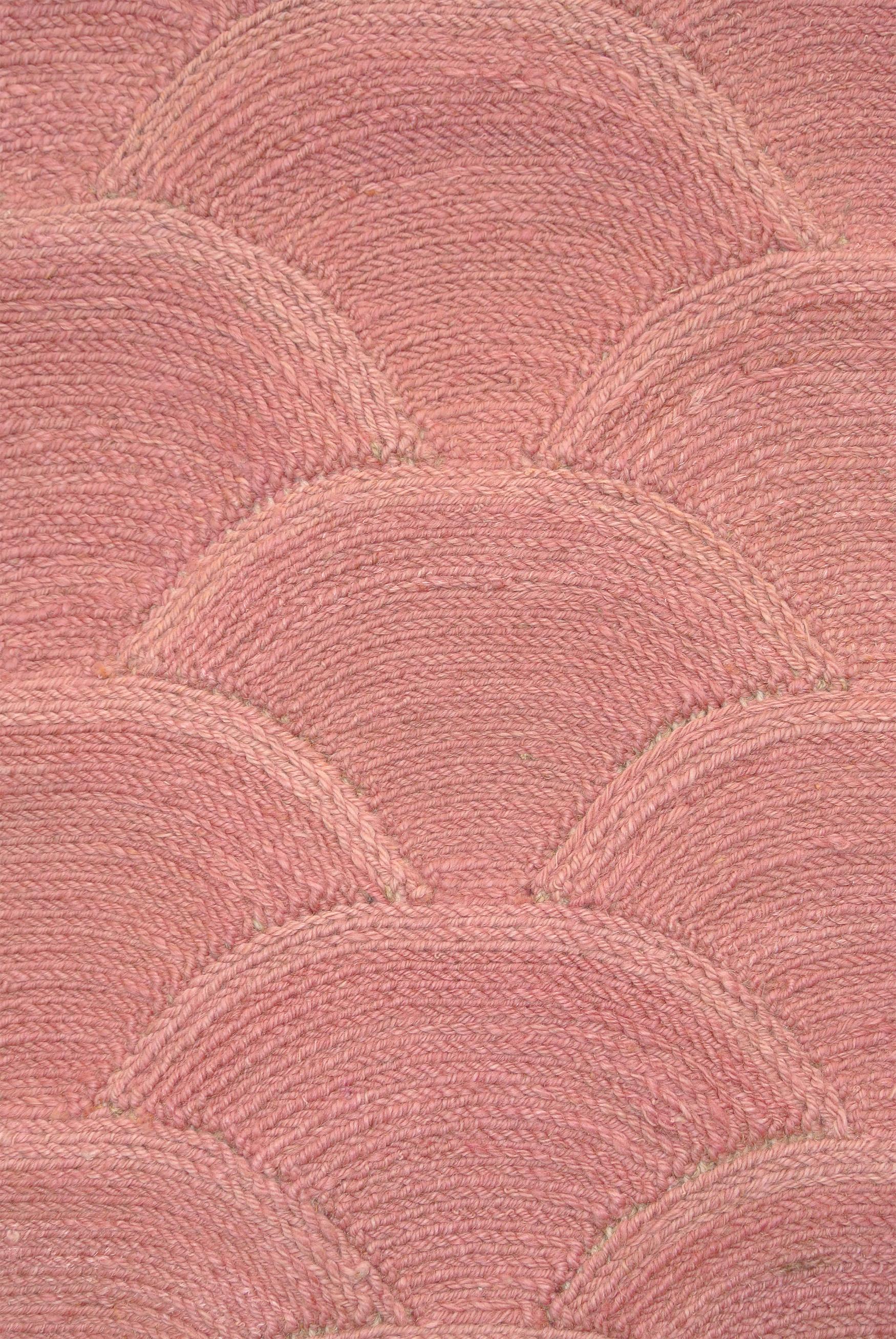 Pink Modern Persian Rug, Wool, Orley Shabahang, 3' x 5' In New Condition For Sale In New York, NY