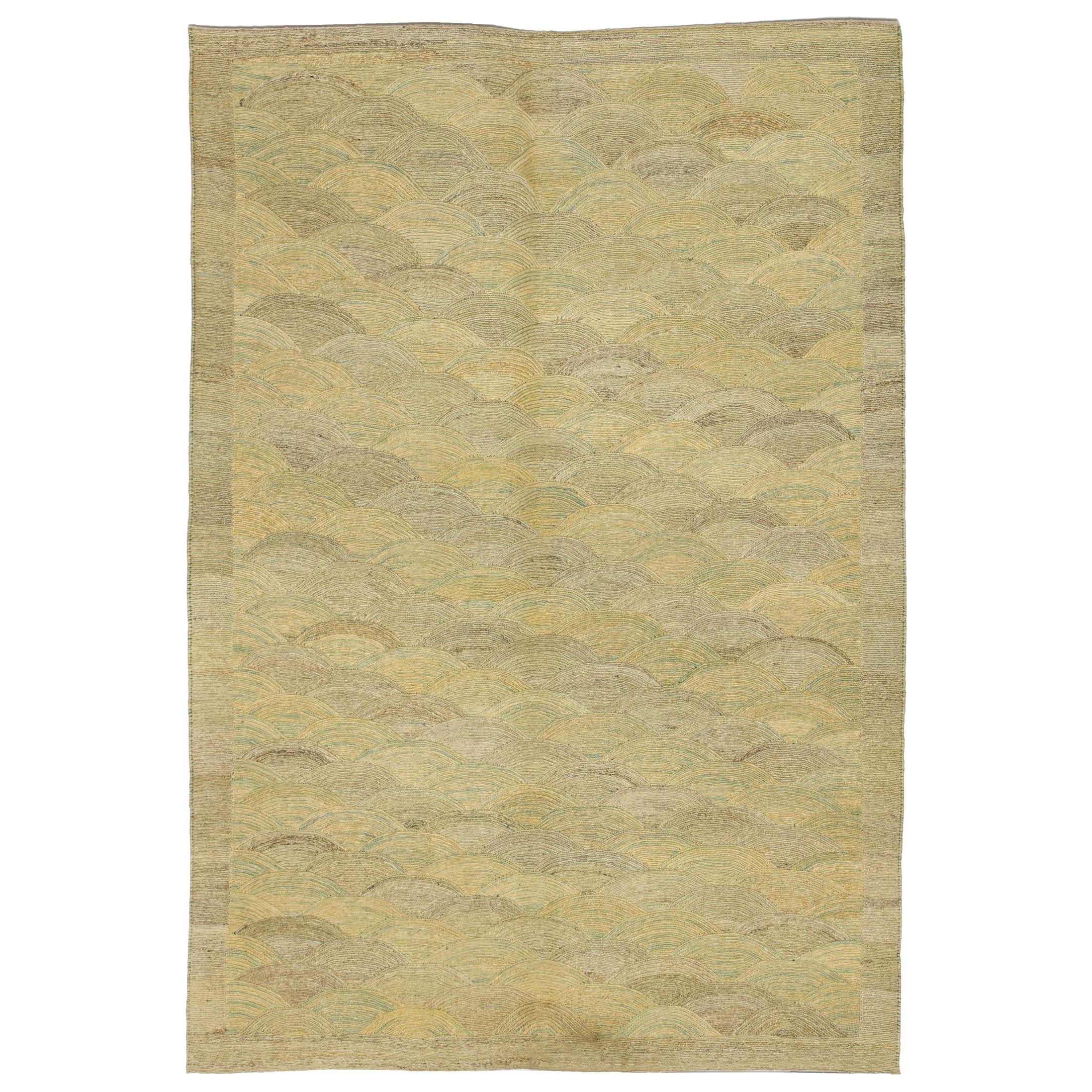 Orley Shabahang Signature Collection "Rice Paddy" Handmade, Contemporary Carpet