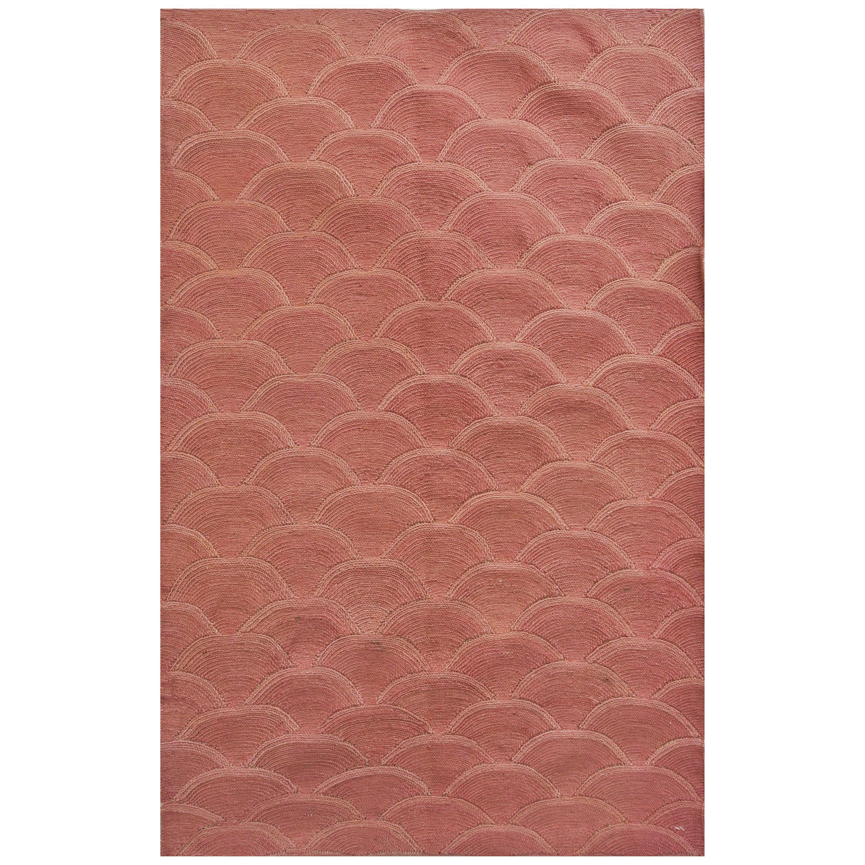 Pink Modern Persian Rug, Wool, Orley Shabahang, 3' x 5' For Sale