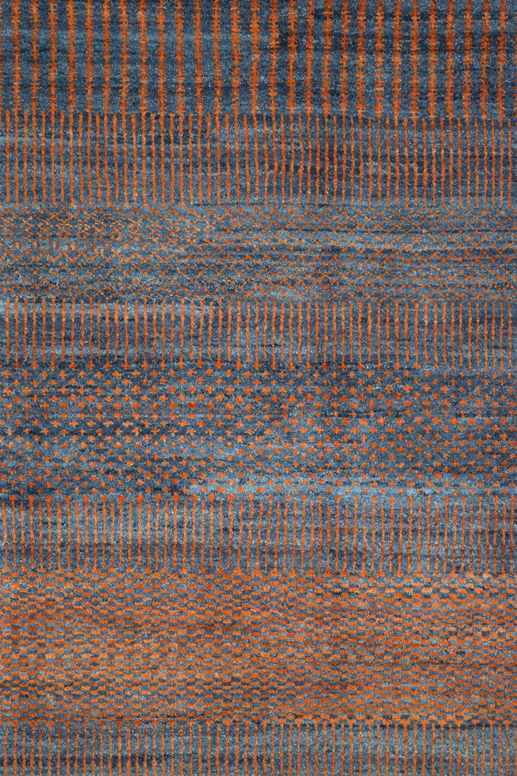 Modern Orley Shabahang Signature “Rain No. 1” Carpet in Pure Wool and Organic Dyes