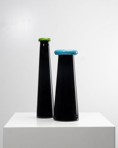 “Orlo” by Pierre Charpin, set of two Murano glass vases