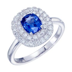 Orloff of Denmark, 1.05 ct Blue Color Change Sapphire Ring set in 14K White Gold