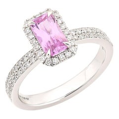 Orloff of Denmark - 14K White Gold - Unheated Madagascar Sapphire Diamond Ring Orloff of Denmark - 14K White Gold - Unheated Madagascar Sapphire Diamond Ring