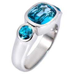 Orloff of Denmark, 6.06 ct Natural Zircon Ring in 925 Sterling Silver