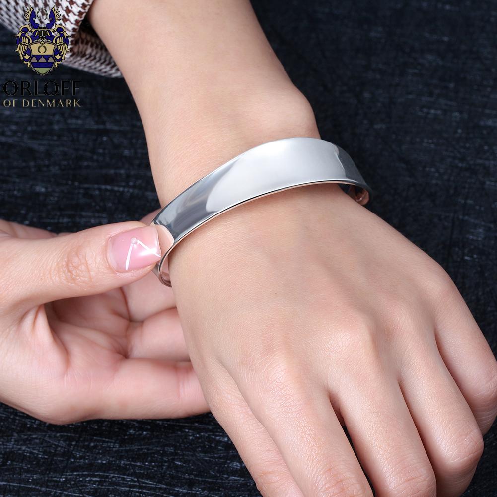 Orloff du Danemark - 999. A Silver, bracelet à bandes Moebius Neuf - En vente à Hua Hin, TH