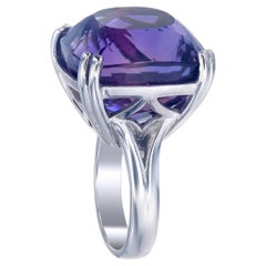 Orloff of Denmark Amethyst 76.25 carat One of a kind silverring  Handmade
