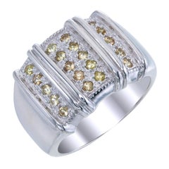 Orloff of Denmark, Fancy Yellow Sapphire 925 Sterling Silver Ring