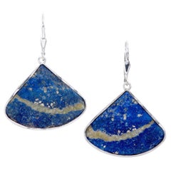 Orloff of Denmark, Gorgeous Lapis Lazuli 925 Sterling Silver Earrings