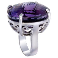 Orloff of Denmark one of a kind Amethyst silver ring Handmade