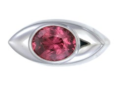 'Kilimanjaro' - A 2.05 Carat Intense Pink, Mahenge Spinel, PT950 Sculpture Ring