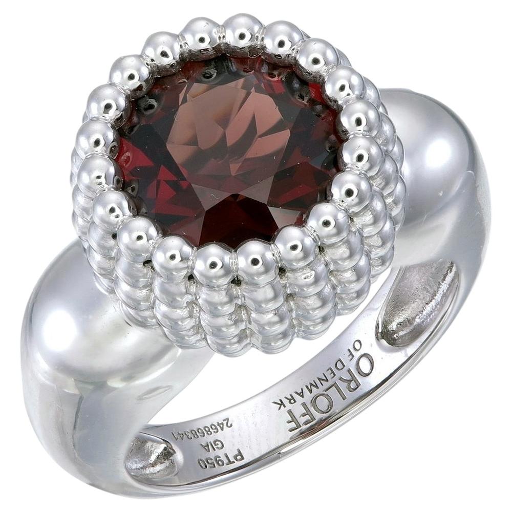 Orloff aus Dänemark – Ring „Raspberry“, 3,51 Karat natürlicher roter Spinell aus Burma im Angebot