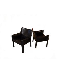 Orly CAB 414 Lounge Chairs by Mario Bellini for Cassina