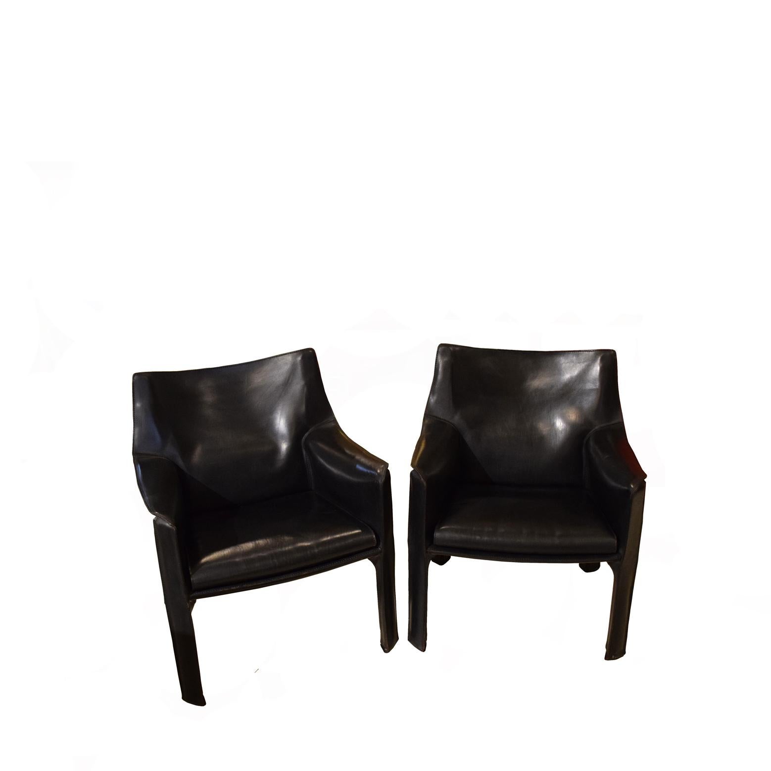 Modern Orly CAB 414 Lounge Chairs by Mario Bellini for Cassina