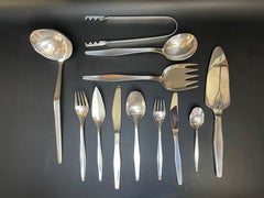 Juego de Cubiertos "Orly" 89 Piezas, Lino Sabattini Christofle 1957, Plateados