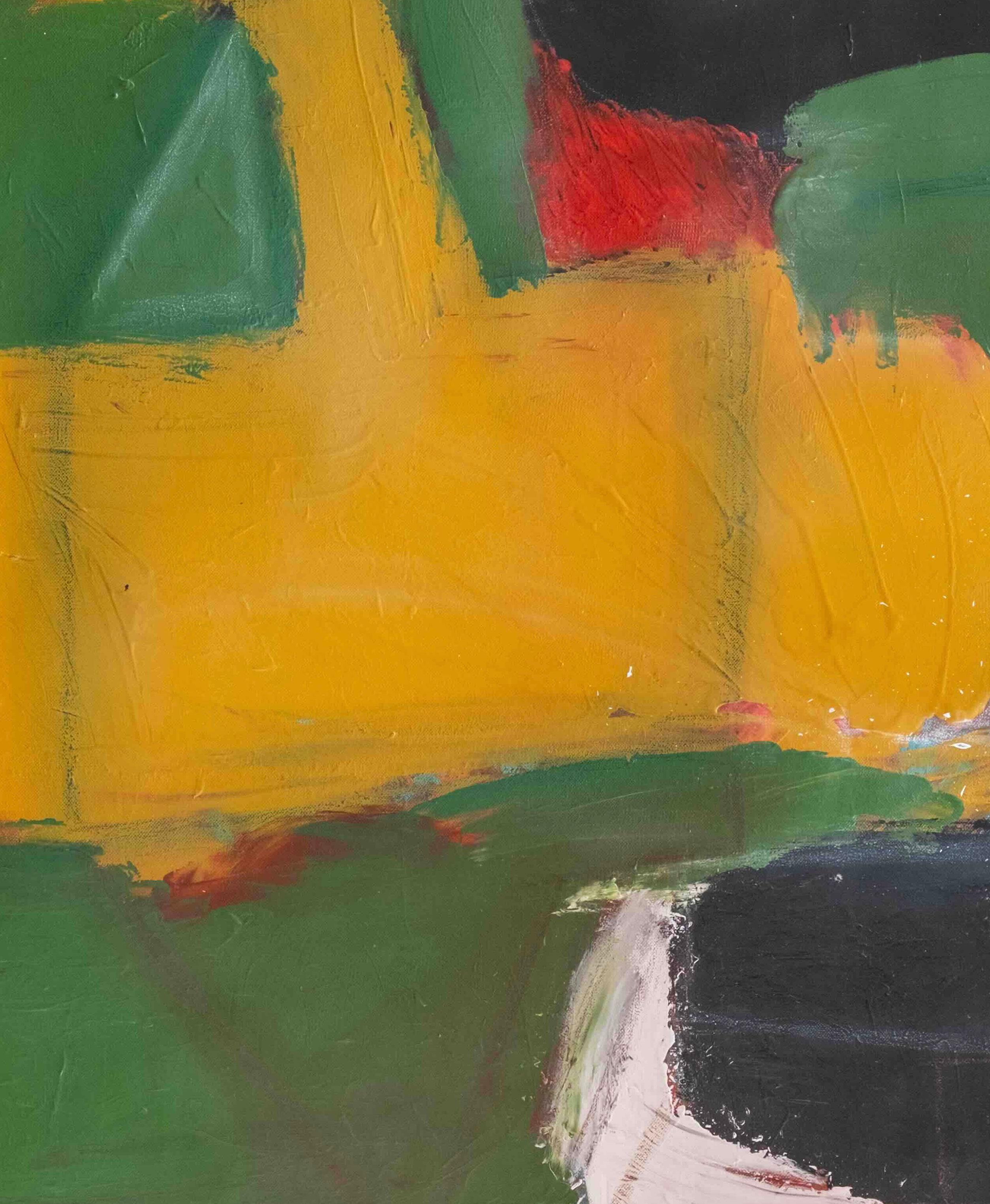 Dieses abstrakte Werk fängt die sanfte Harmonie zwischen Ruhe und Bewegung ein. 
weiche Grün-, Rosa- und Blautöne, die Ruhe in jeden Raum bringen.

