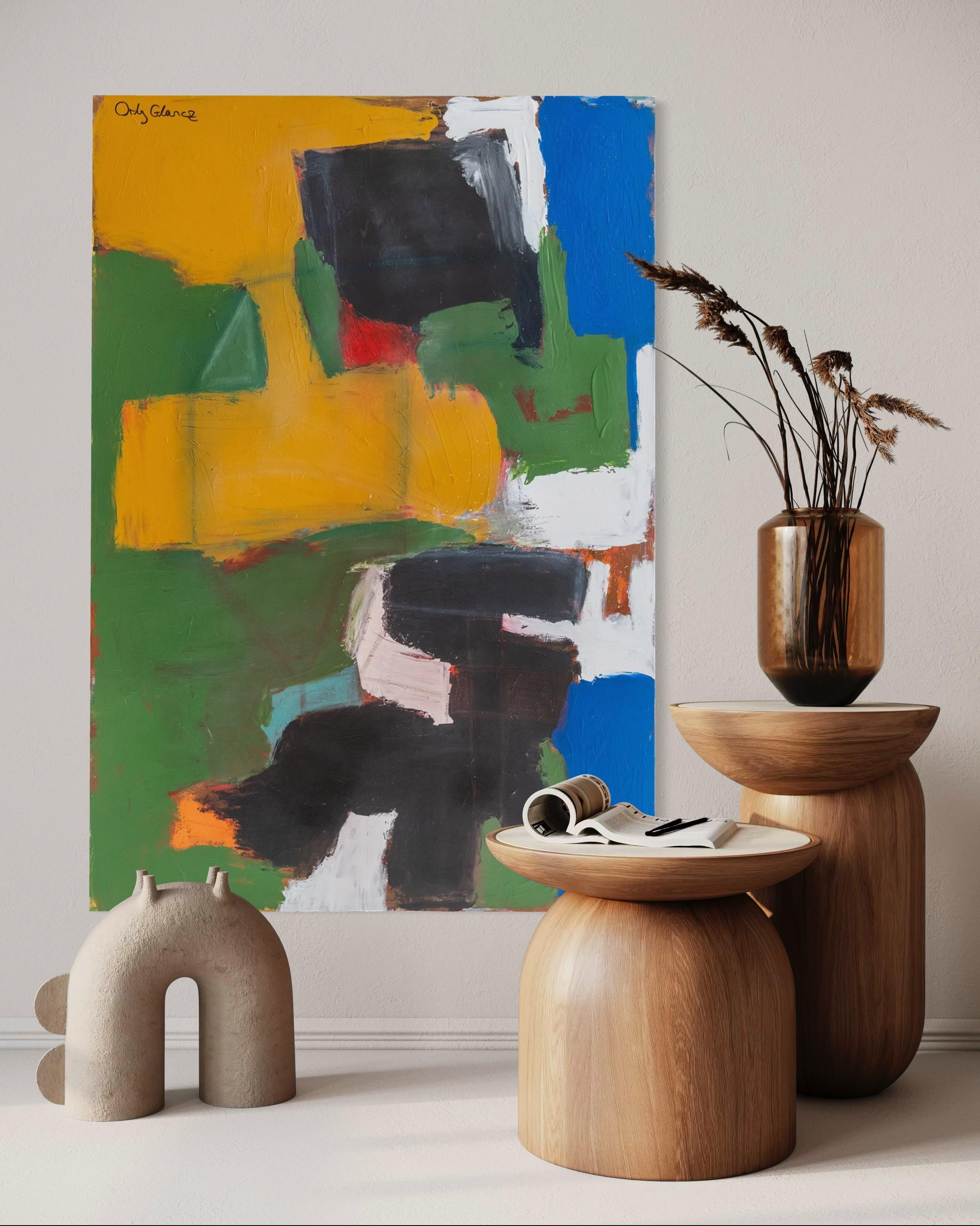 Bold Horizons - abstrakte Malerei im Angebot 4