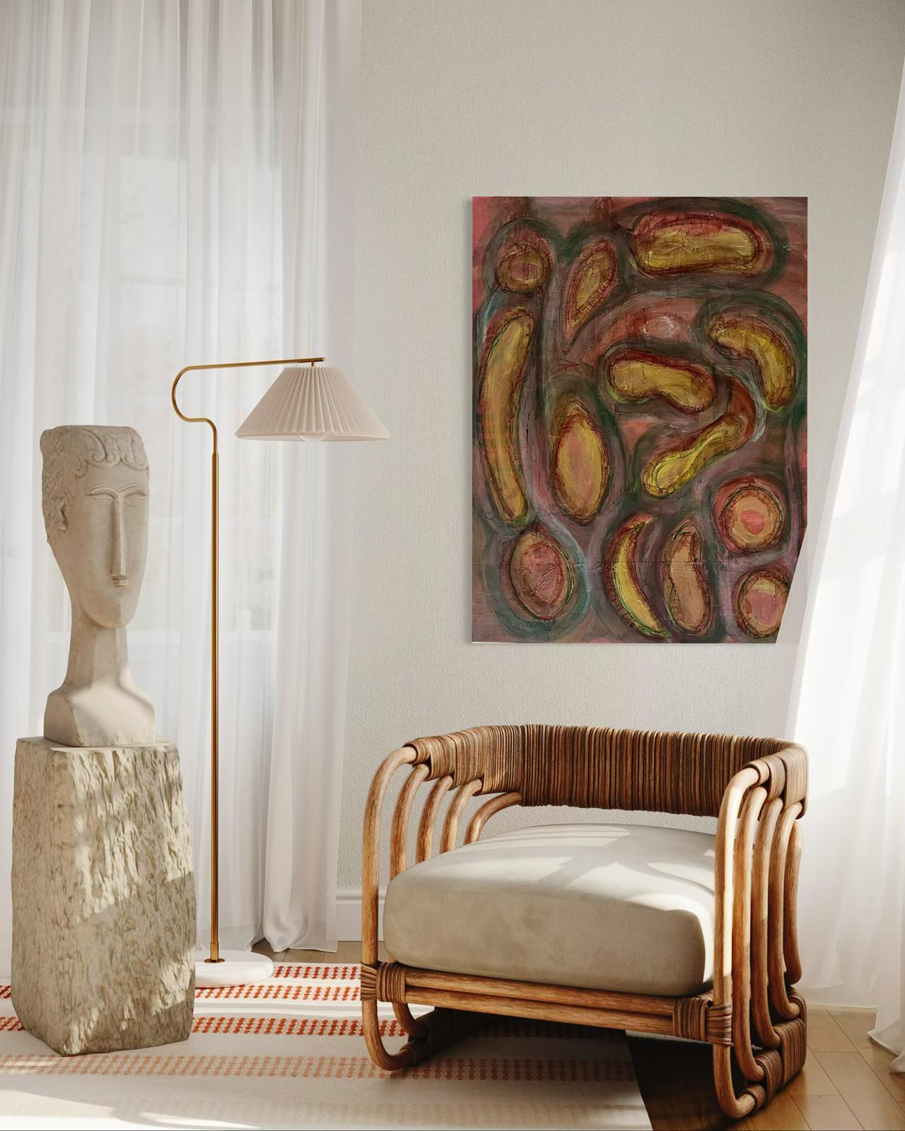 Shaking up - abstract painting - Painting Abstracto de Orly Glancz