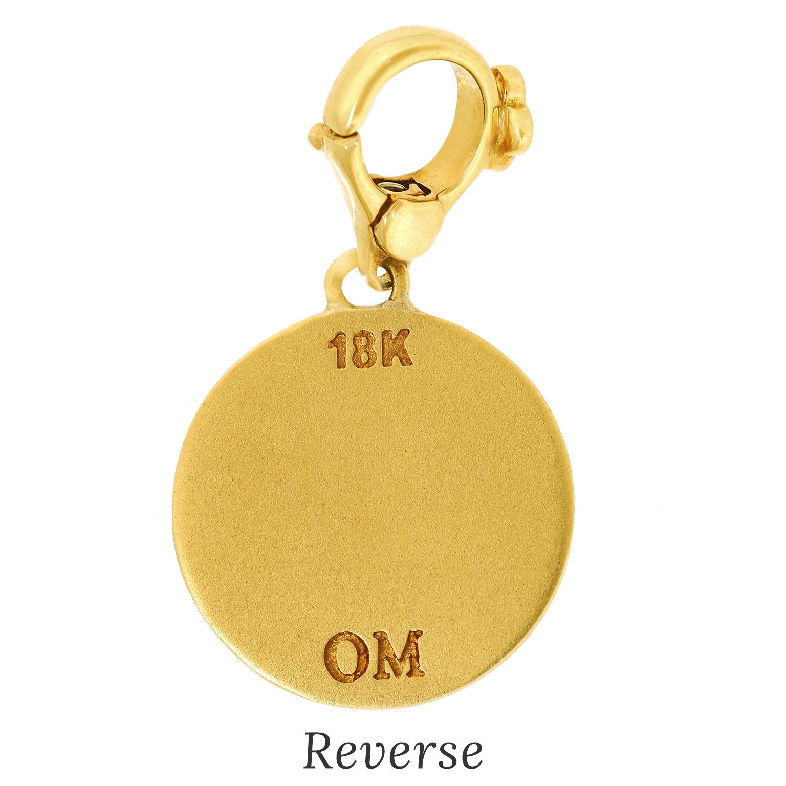 Ciondolo Buddha in oro Orly Marcel in vendita 2