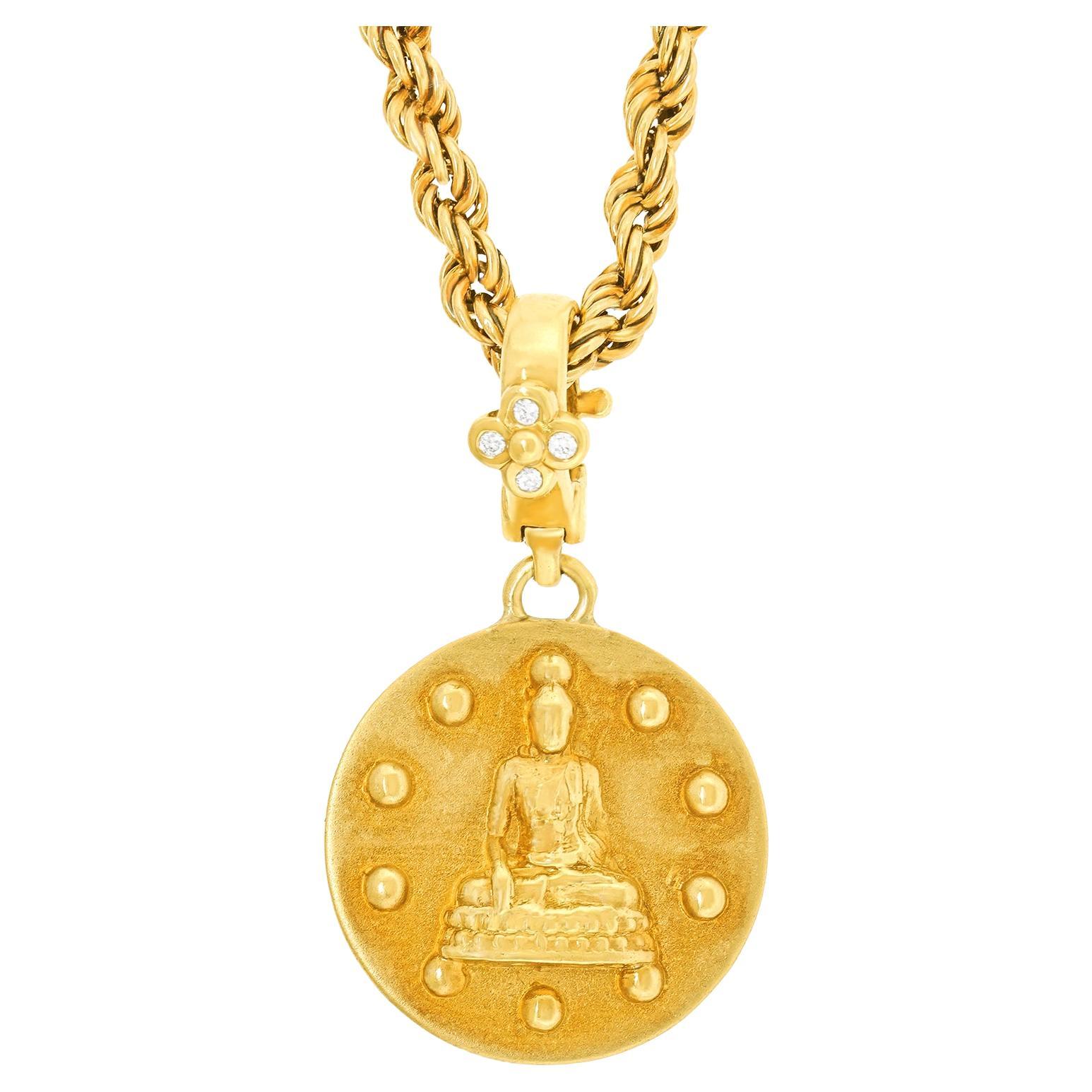 Ciondolo Buddha in oro Orly Marcel