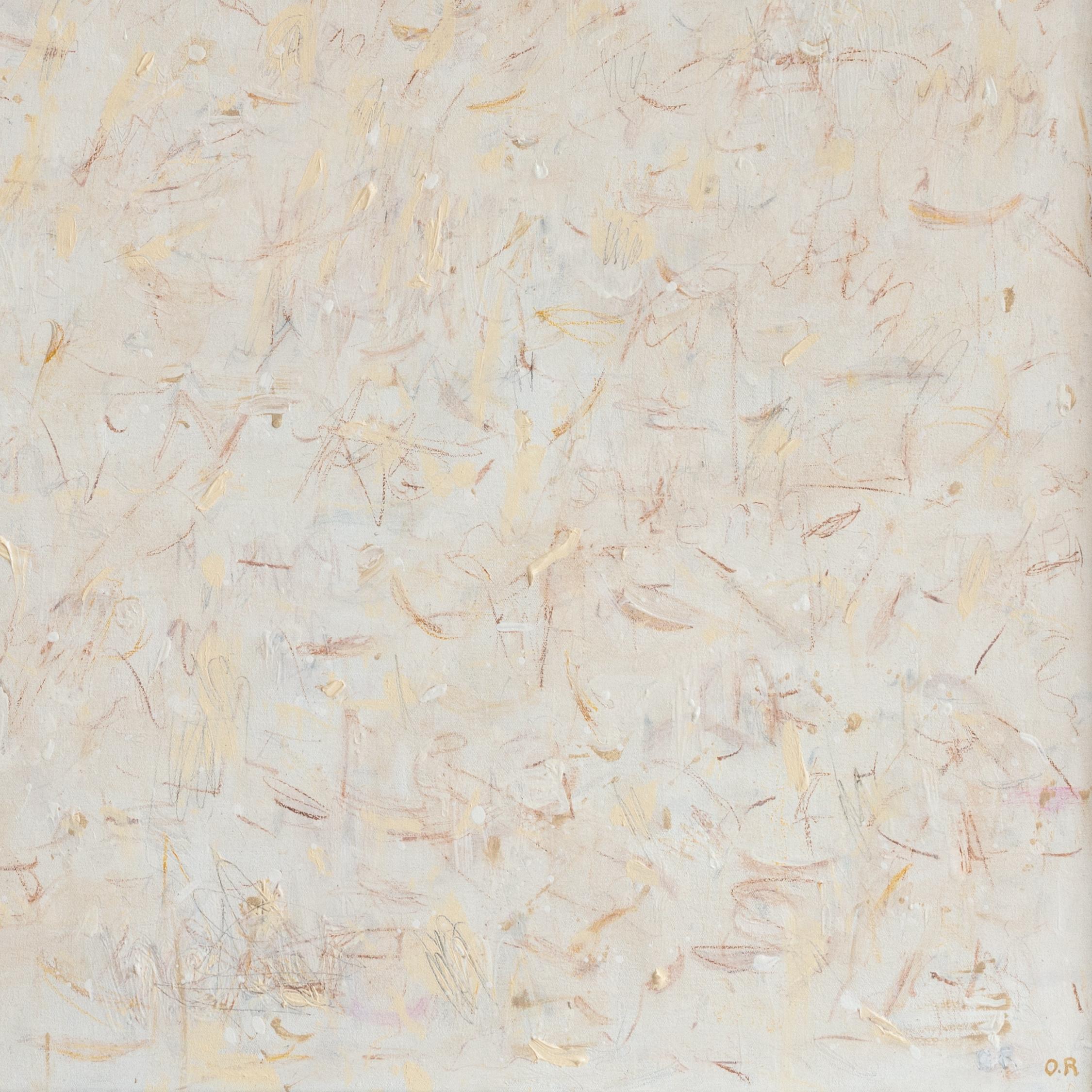 Perception I (Hear) - Abstract Expressionist Painting by Orly Rabinowitz