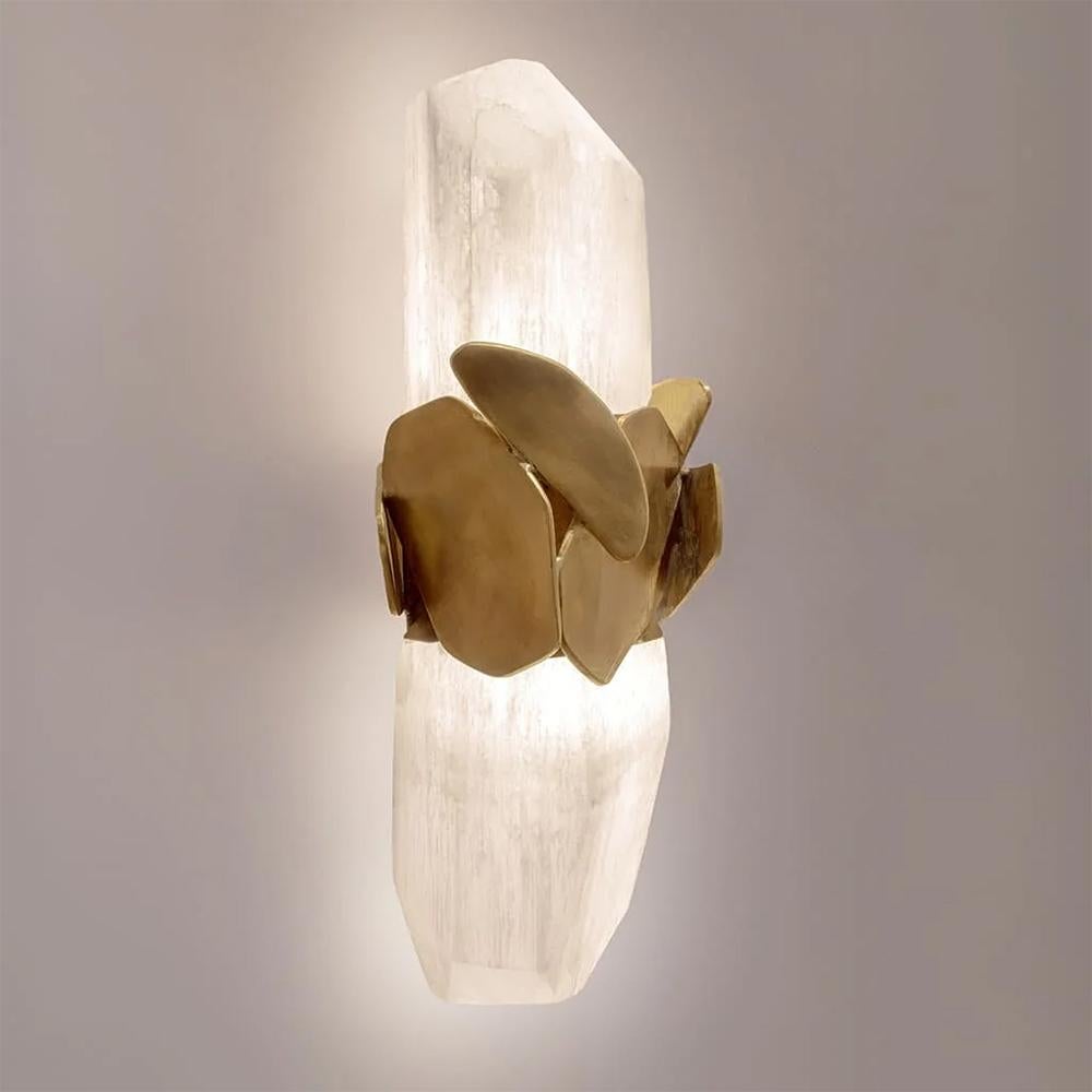 Lámpara de pared Orma Selenita Francés en venta