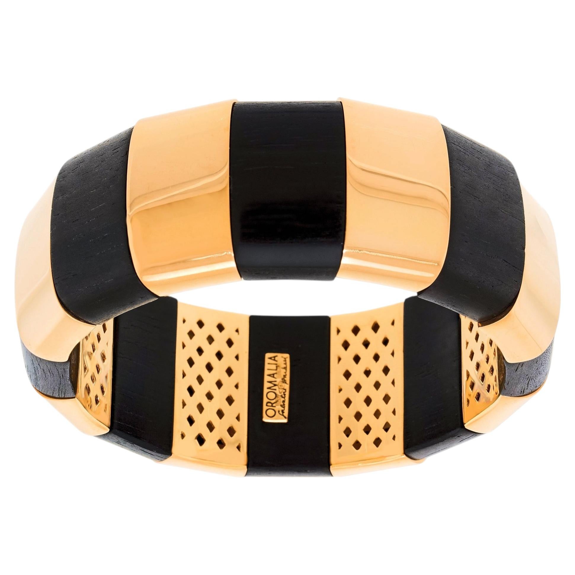 Ormalia Gold & Wood Bracelet For Sale