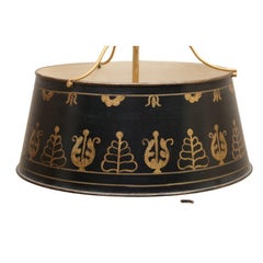 Ormolu and Tole French Bouillotte Lamp